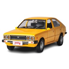 現代 Pony 迷你車 1：38 212P77135, 黃色