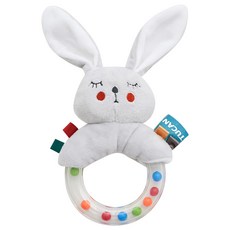 투칸 토끼 딸랑이 인형, 혼합색상, 1개