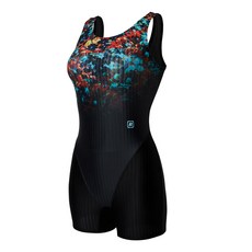 女款花紋U背3分半身泳衣 OSLH652