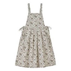 hellogem 幼兒園廚房防水大尺寸花藝師連身裙式圍裙, 1個, 象牙白