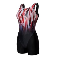 Rally 女款水中有氧U型美背三分連身室內泳裝 OSLH649