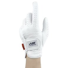 ANYGOLF 男士Miracle全羊皮高爾夫手套 左手用, 1個, 白色