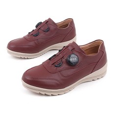 아놀드파마 여성용 가죽 다이얼 보아 스니커즈 PA-라온