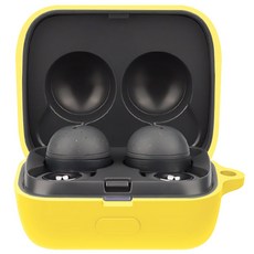 SPACE SHIELD Sony WF-L900 相容 LinkBuds 矽膠保護殼, 黃色