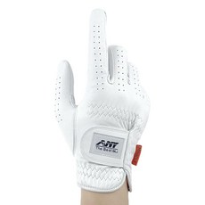 ANYGOLF 男士奇蹟全羊皮高爾夫手套 右手用, 1個, 白色
