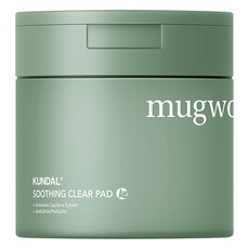 KUNDAL 昆黛爾 濟州艾草舒緩棉片 120ml, 1罐, 60片