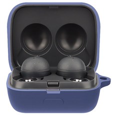 SPACE SHIELD Sony WF-L900 相容 LinkBuds 矽膠保護殼, 午夜藍