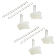 Richell 利其爾 S-10 替換吸管組, 吸嘴 2個 + 吸管 2個, 2套