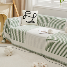 Tappia 可水洗沙發套 現代室內裝飾 格紋圖案, 1個, 綠色