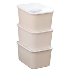 KAZT 馬卡龍米桶 10kg, 3個, 象牙白