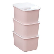 KAZT 馬卡龍米桶 10kg, 3個, 莫蘭迪粉