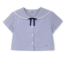 renoma kids 女童款提花ST水手襯衫 R2421B353