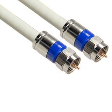 마하링크 국산 고급형 RF 안테나 5C 동축 케이블 화이트, 20m, 1개