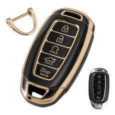 벤딕트 골드라인 TPU 키케이스, 블랙, 현대-11