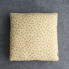 韓國 amante Honey Dot純棉緹花立體靠墊 含枕芯