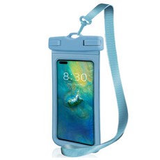 젤루뚝 휴대폰 방수팩 방수케이스, 블루, 1개