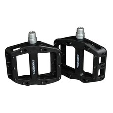 THINKRIDER 寬尼龍自行車踏板兩套, 1組, 黑色