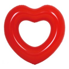 SUNNYWATER 中型愛心泳圈, 1個, 紅色