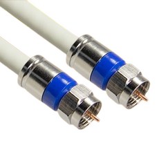마하링크 국산 고급형 RF 안테나 5C 동축 케이블 화이트, 2m, 1개, MLZ-WRR020 (2m)