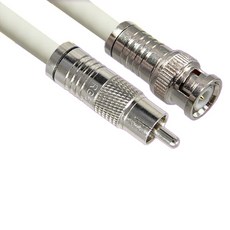 韓國製 RCA TO BNC 5C 同軸電纜 高級型 白色, MLZ-WCB070 7m, 1個