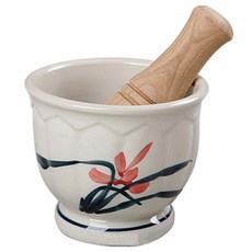 陶瓷手繪研缽, 1個