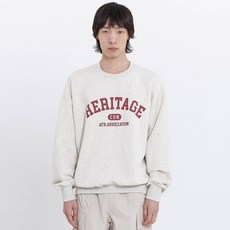 꼼소넛 남녀공용 Basic Lettering Round 맨투맨 CSOt-305