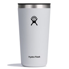 하이드로 플라스크 20온즈 올어라운드 텀블러 프레스인리드, 화이트, 591ml, 1개