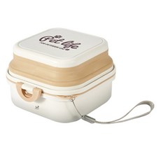 DING DONG PET 摺疊式戶外飲水碗, 白色, 1個