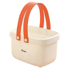 Block Mart 浴室沐浴籃, 白色, 1個