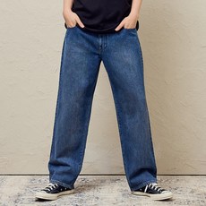 ALEX&ALVIN 男款寬版牛仔褲 A201MPT521