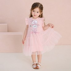 milkmile Esther Bunny 女童碎花野餐紗紗洋裝