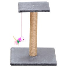 고양이 둥둥펫 튼튼한 스퀘어 타워, 그레이, 1개