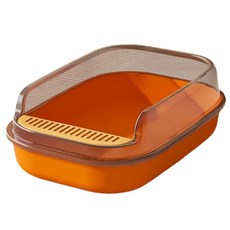 둥둥펫 고양이 모던 화장실, 오렌지, 1개