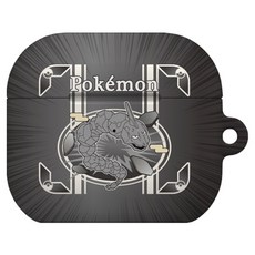 포켓몬스터 이펙트 하드 이어폰 케이스, 에어팟3, 롱스톤, 1개