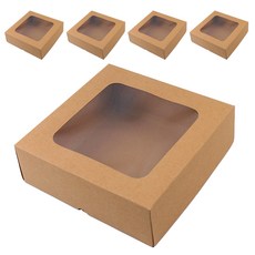 Inp 感動開窗禮品組裝盒 20號 20 x 20 x 6.5 cm, 牛皮, 5個