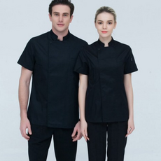 ChefBruno 男女通用短袖網眼廚師服