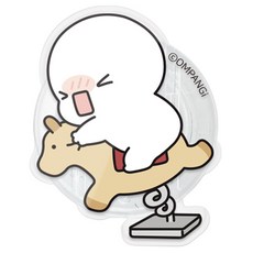 옴팡이 미뇽 스마트 갠톡 휴대폰 거치대, 목마옴팡, 1개