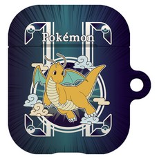 포켓몬스터 이펙트 에어팟 1/2세대 하드 케이스, 망나뇽, 1개