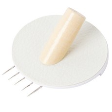 MONOFLAT 原木按釘圓形1孔壁紙針 2入, 混色, 4個