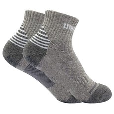 maruman H&B 女款中筒運動襪, 02 灰色, 1套