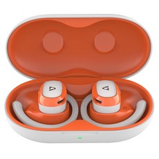 원미 오픈형 하이파이 TWS Ankbit 블루투스 이어폰, E35, 오렌지화이트