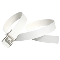 FootJoy 男款FJ腰帶, 1條, 白色