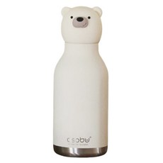 아소부 진공스텐 캐릭터 베스티 보온보냉 텀블러, 베어, 460ml, 1개
