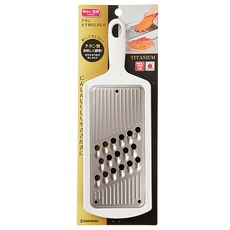 SHIMOMURA 下村 鈦金屬 白蘿蔔 胡蘿蔔 馬鈴薯絲 刨絲刀 aft-741, 1個, 混合顏色