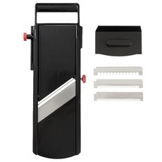 SHIMOMURA 下村 Prograde 厚度可調寬版刨絲器 3種刀片 vs-901bk, 1個, 混合色