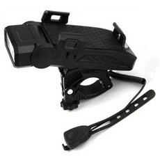 CXWXC 考克斯自行車燈手機支架電子鈴YL-52, 1個, 黑色