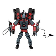 I'CLE 擬真 Skibidi Toilet 相容積木, 09升級版泰斯曼