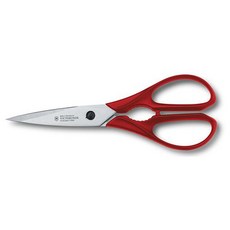 VICTORINOX 廚房用具多功能廚房剪刀 7.6363, 紅色