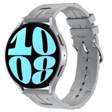 갓템44 실리콘 스마트워치 스트랩 20mm, 그레이