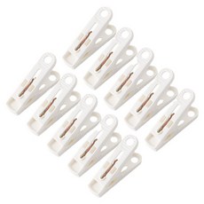 PEONIST 多用途曬衣夾, 白色, 10個